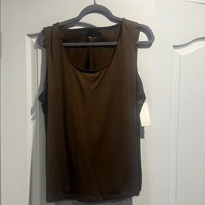 Charter Club Dark Brown Tank Top